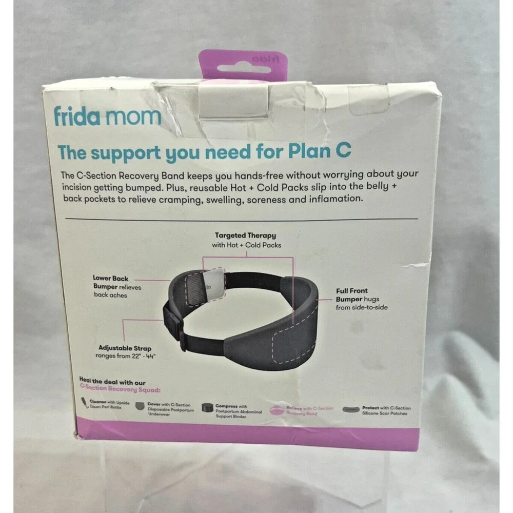 Frida‎ Mom C-Section Recovery Band, Post-Op Incision Protector, Hot Cold Therapy - Picture 2 of 4